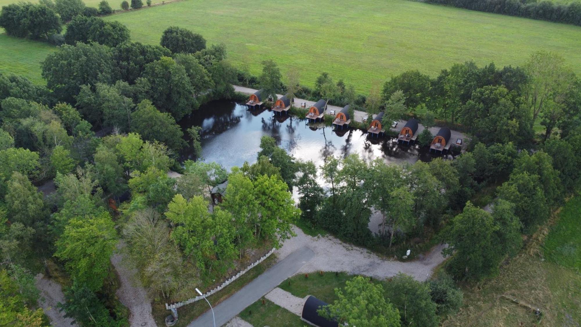 23 Familien Premium Pods "Juist" Villa Silberstedt Buitenkant foto
