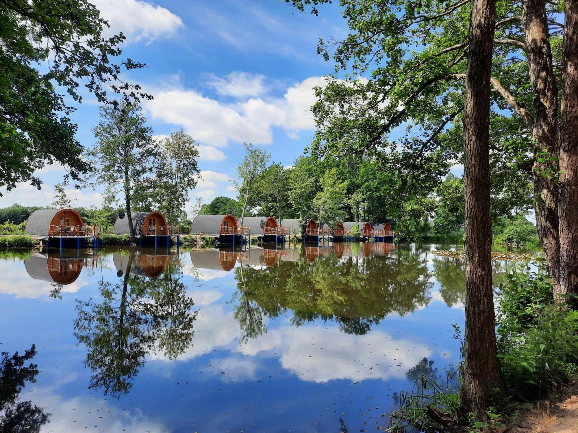 23 Familien Premium Pods "Juist" Villa Silberstedt Buitenkant foto